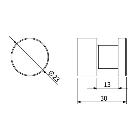 Крючок, Kludi, VELA R, шгв 23*30*23, цвет-черный матовый — изображение 1