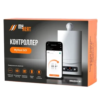 Контроллер, MyHeat, GO!, для удалённого управления котлом отопления, 2 канала связи-GSM 2G и Wi-Fi 2.4g — изображение 5