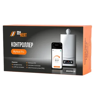 Контроллер, MyHeat, Pro, для автоматизации сложных систем отопления и ГВС, 2 канала связи-GSM 2G и Wi-Fi 2.4g — изображение 3