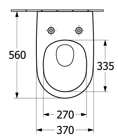 Сиденье для унитаза, Villeroy&Boch, Antao, шг 373*445, CeramicPlus, цвет-Morning Green — изображение 1