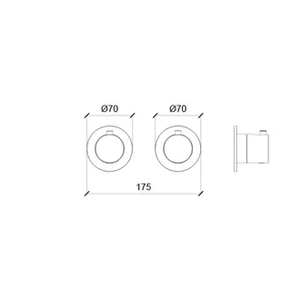 Смеситель для душа, Almar, Water Control Modular, на 2/3 потребителя, цвет-High Brass Brushed PVD (Товар заказной, возврату не подлежит) — изображение 1