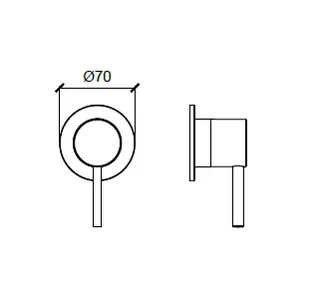 Смеситель для душа, Almar, Water Control Modular, на 1 потребитель, цвет-Gun Metal Brushed PVD (Товар заказной, возврату не подлежит) — изображение 1