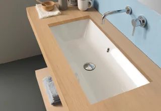 Раковина, Globo, Vanity Basins, шгв 900*340*170, отверстия для смесителя-отсутствуют, CERASLIDE, BATAFORM, цвет-белый — изображение 3