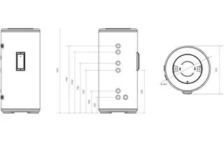 Водонагреватель, Haier, AquaBoost S 1.150F, серый — изображение 1