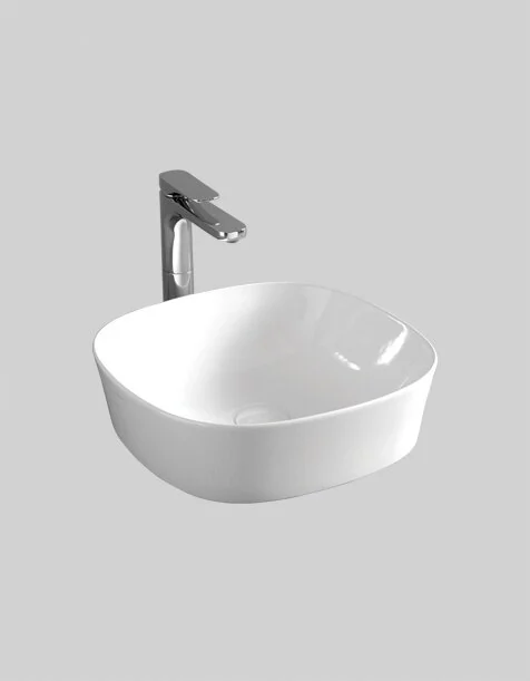 Раковина, Artceram, Ghost, шгв 415*415*125, отверстия для смесителя-отсутствуют, цвет-Glossy White (Товар заказной, возврату не подлежит)