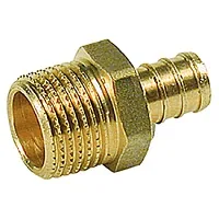 Прямой фитинг Giacoqest с наружной резьбой 3/4"x3/4" M для обжимного соединения