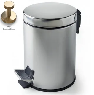 Ведро мусорное, 3SC, Hotel & Hotel, с крышкой, с педалью, шгв 225*305*335, цвет-Brushed Brass PVD