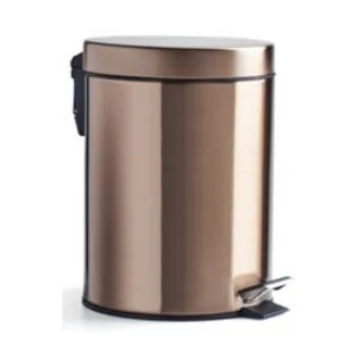 Ведро мусорное, 3SC, Hotel & Hotel, с крышкой, с педалью, шгв 225*305*335, цвет-Polished Satin Copper