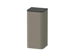 Шкаф-пенал, Duravit, Happy D.2 Plus, шгв 400*360*880, петли-слева, цвет-каменно-серый сатиново-матовый