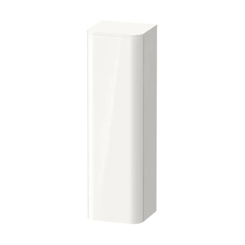 Шкаф-пенал, Duravit, Happy D.2 Plus, шгв 400*360*1336, петли-слева, цвет-белый глянцевый