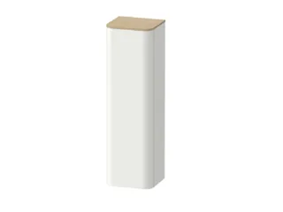 Шкаф-пенал, Duravit, Happy D.2 Plus, шгв 400*360*1336, петли-слева, цвет-Nordic White Satin Matt