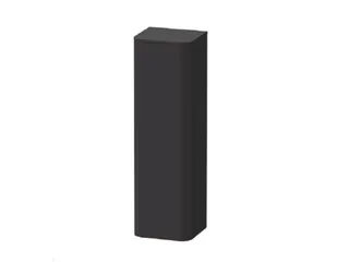 Шкаф-пенал, Duravit, Happy D.2 Plus, шгв 400*360*1336, петли-справа, цвет-Graphite Supermatt