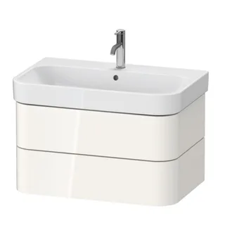 Тумба под раковину, Duravit, Happy D.2 Plus, шгв 775*490*415, раковина-необходимо заказать, цвет-белый