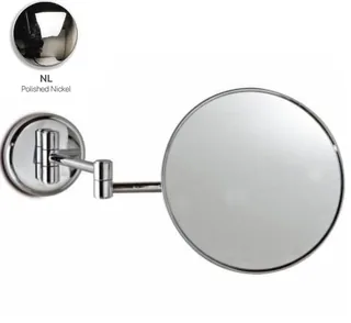 Косметическое зеркало, 3SC, Cosmetic Mirrors, 3-х кратное увеличение, без подсветки, цвет-Polished Nickel