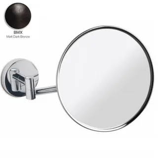 Косметическое зеркало, 3SC, Cosmetic Mirrors, 3-х кратное увеличение, без подсветки, цвет-Matt Dark Bronze
