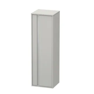 Шкаф-пенал, Duravit, Ketho, шгв 400*360*1320, петли-справа, цвет-бетонно-серый матовый