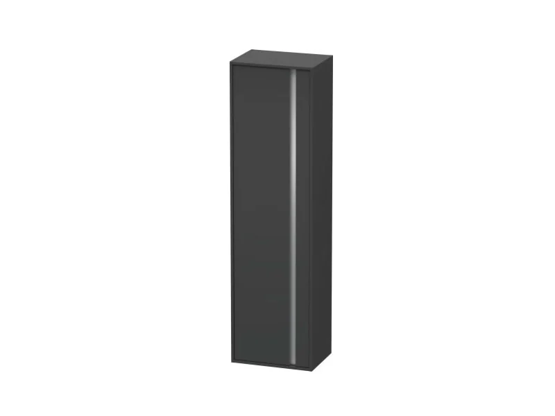 Шкаф-пенал, Duravit, Ketho, шгв 500*360*1800, петли-слева, цвет-графит матовый