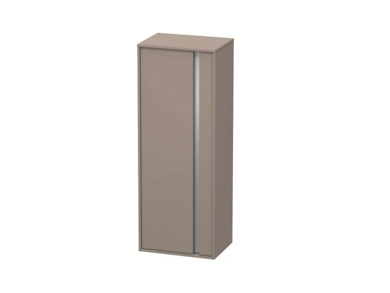 Шкаф-пенал, Duravit, Ketho, шгв 500*360*1320, петли-слева, цвет-базальт матовый