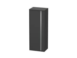 Шкаф-пенал, Duravit, Ketho, шгв 500*360*1320, петли-слева, цвет-графит матовый