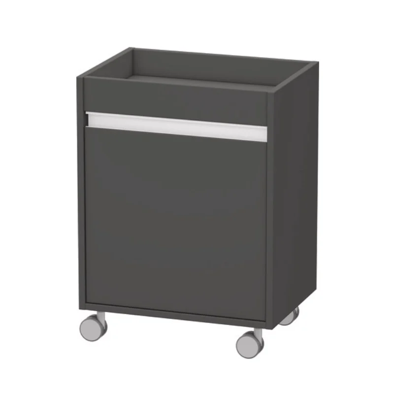 Тумба, Duravit, Ketho, шгв 500*360*670, петли-справа, цвет-графит матовый
