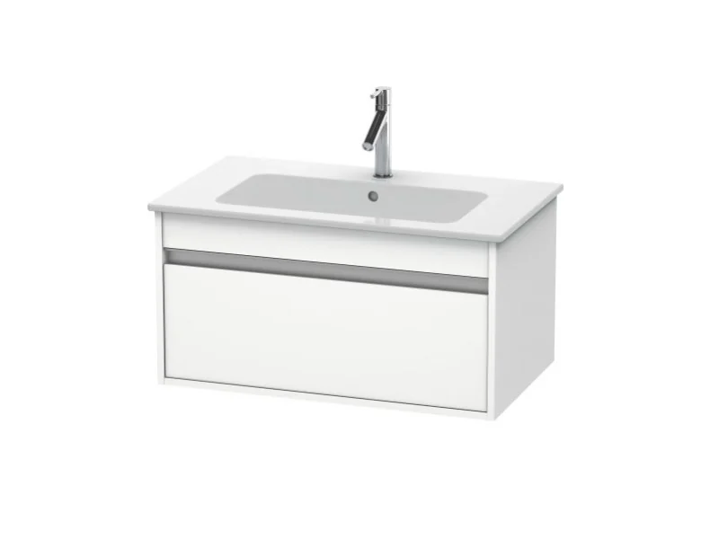 Тумба под раковину, Duravit, Ketho, шгв 800*475*410, раковина-необходимо заказать, цвет-белый матовый