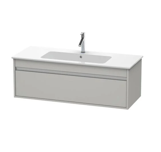 Тумба под раковину, Duravit, Ketho, шгв 1200*475*410, раковина-необходимо заказать, цвет-бетонно-серый матовый
