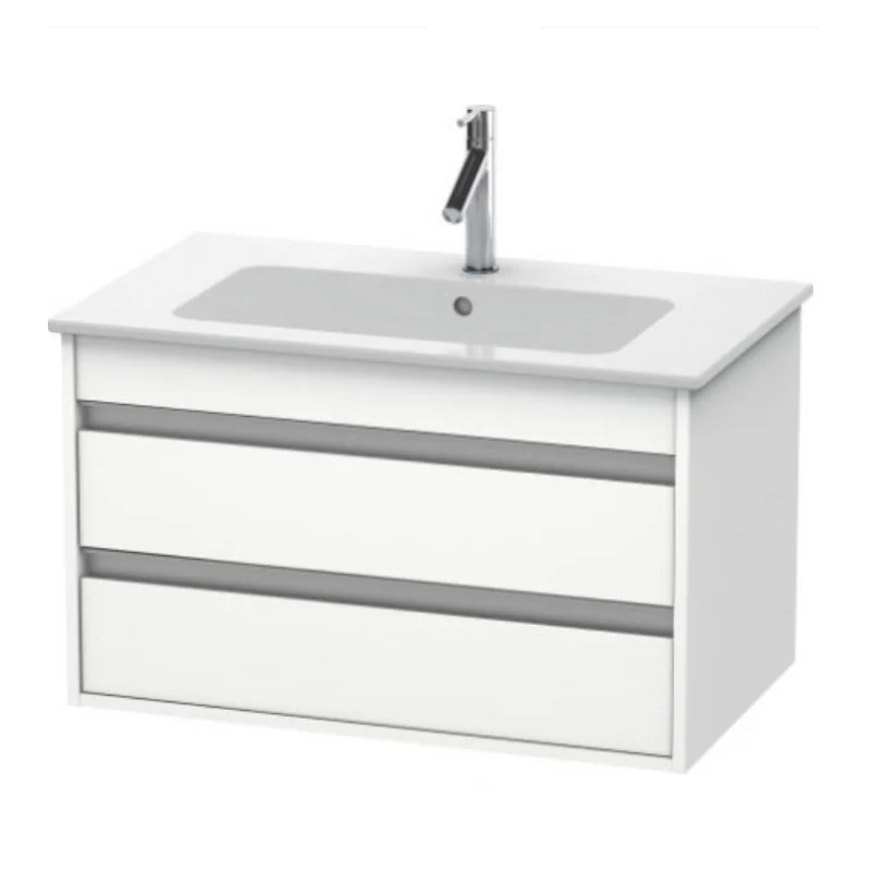 Тумба под раковину, Duravit, Ketho, шгв 800*475*480, раковина-необходимо заказать, цвет-белый матовый