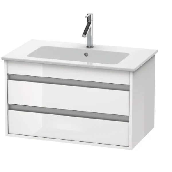 Тумба под раковину, Duravit, Ketho, шгв 800*475*480, раковина-необходимо заказать, цвет-белый глянцевый