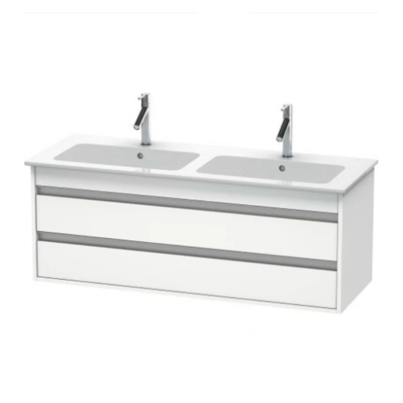 Тумба под раковину, Duravit, Ketho, шгв 1270*475*480, раковина-необходимо заказать, цвет-белый матовый