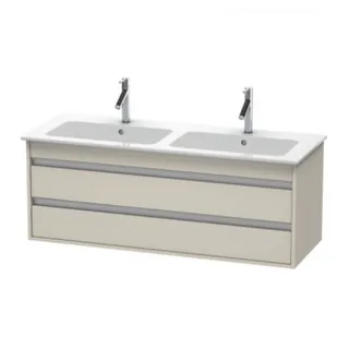 Тумба под раковину, Duravit, Ketho, шгв 1270*475*480, раковина-необходимо заказать, цвет-бетонно-серый матовый