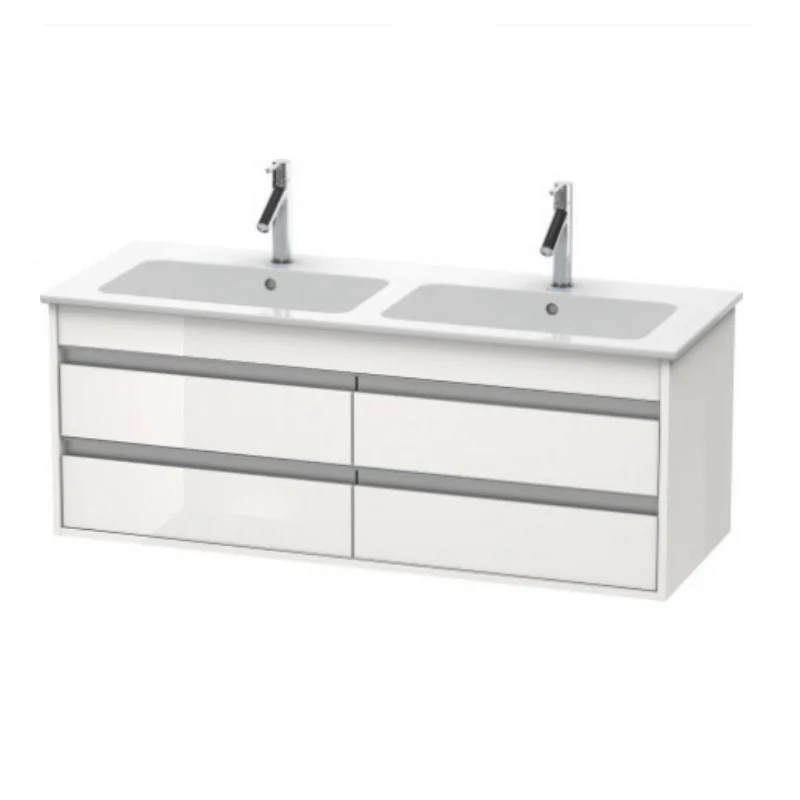 Тумба под раковину, Duravit, Ketho, шгв 1270*475*480, раковина-необходимо заказать, цвет-белый глянцевый
