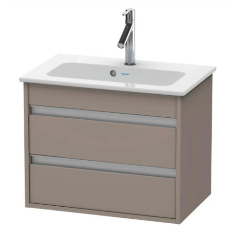Тумба под раковину, Duravit, Ketho, шгв 600*385*480, раковина-необходимо заказать, цвет-базальт матовый