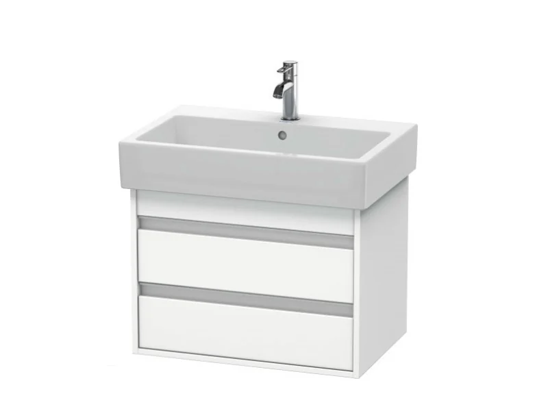 Тумба под раковину, Duravit, Ketho, шгв 650*440*480, раковина-необходимо заказать, цвет-белый матовый