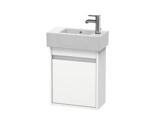 Тумба под раковину, Duravit, Ketho, шгв 450*225*550, петли-справа, раковина-необходимо заказать, цвет-белый матовый
