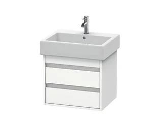 Тумба под раковину, Duravit, Ketho, шгв 550*440*480, раковина-необходимо заказать, цвет-белый матовый
