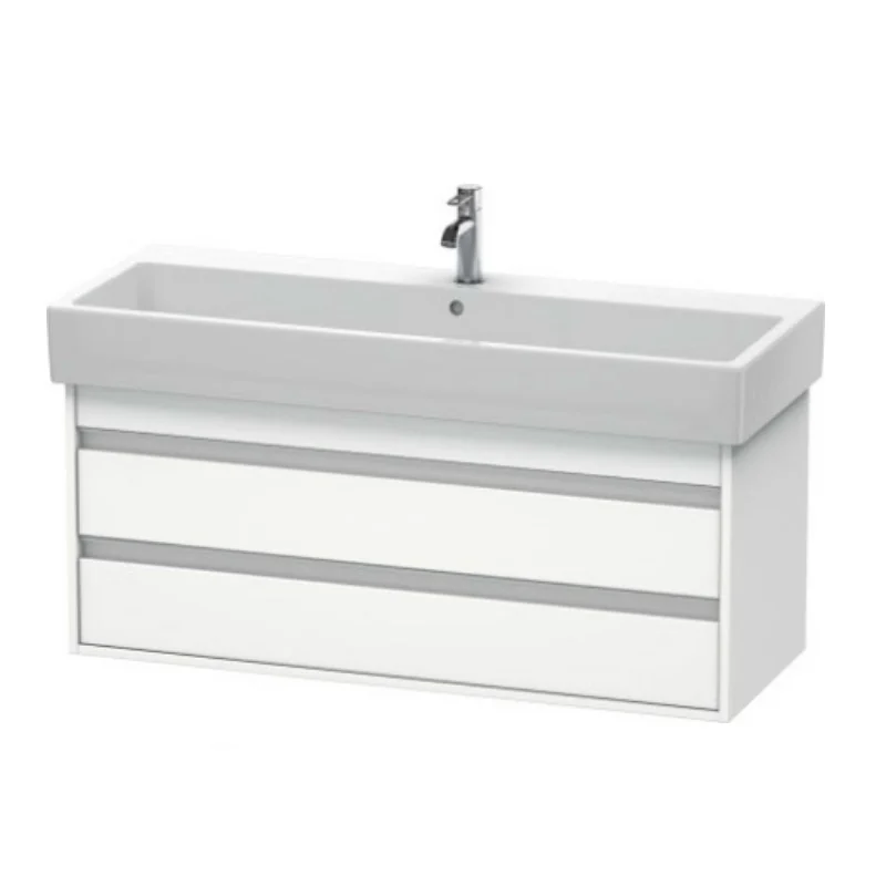 Тумба под раковину, Duravit, Ketho, шгв 1150*440*480, раковина-необходимо заказать, цвет-белый матовый