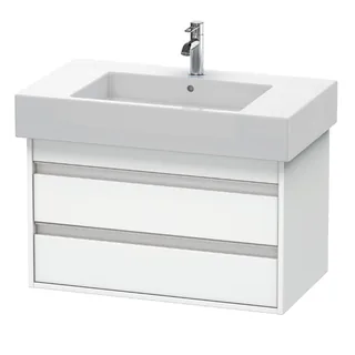 Тумба под раковину, Duravit, Ketho, шгв 800*455*480, раковина-необходимо заказать, цвет-белый матовый