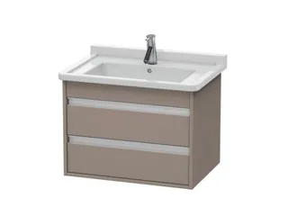 Тумба под раковину, Duravit, Ketho, шгв 650*465*480, раковина-необходимо заказать, цвет-базальт матовый