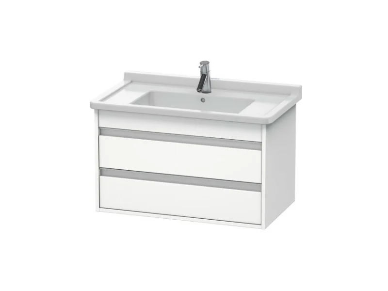 Тумба под раковину, Duravit, Ketho, шгв 800*465*480, раковина-необходимо заказать, цвет-белый матовый