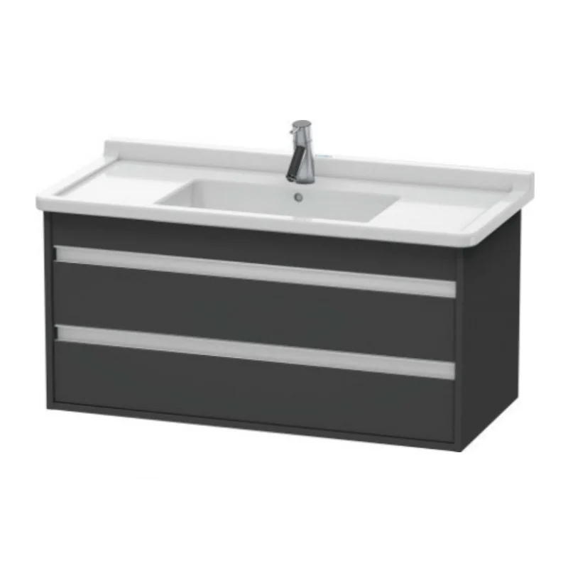 Тумба под раковину, Duravit, Ketho, шгв 1000*455*480, раковина-необходимо заказать, цвет-графит матовый