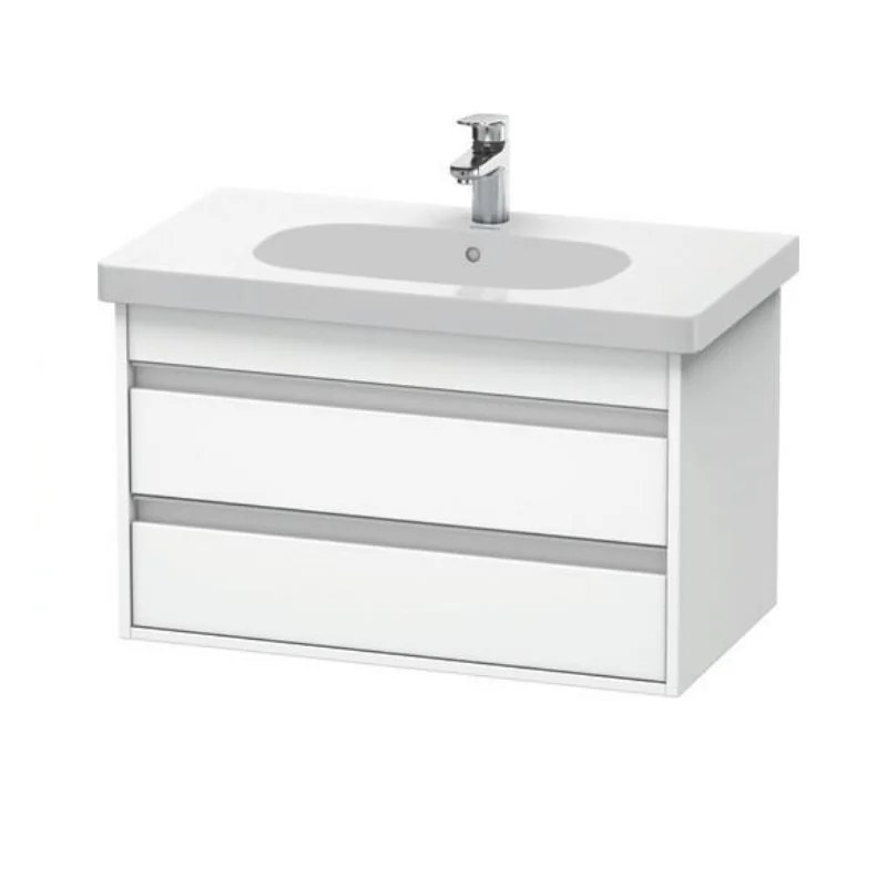 Тумба под раковину, Duravit, Ketho, шгв 800*455*480, раковина-необходимо заказать, цвет-белый матовый