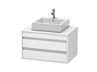 Тумба под раковину, Duravit, Ketho, шгв 800*550*496, раковина-необходимо заказать, цвет-белый матовый