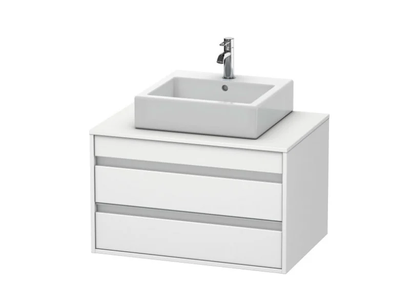 Тумба под раковину, Duravit, Ketho, шгв 800*550*496, раковина-необходимо заказать, цвет-белый матовый