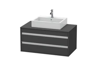 Тумба под раковину, Duravit, Ketho, шгв 1000*550*496, раковина-необходимо заказать, цвет-графит матовый