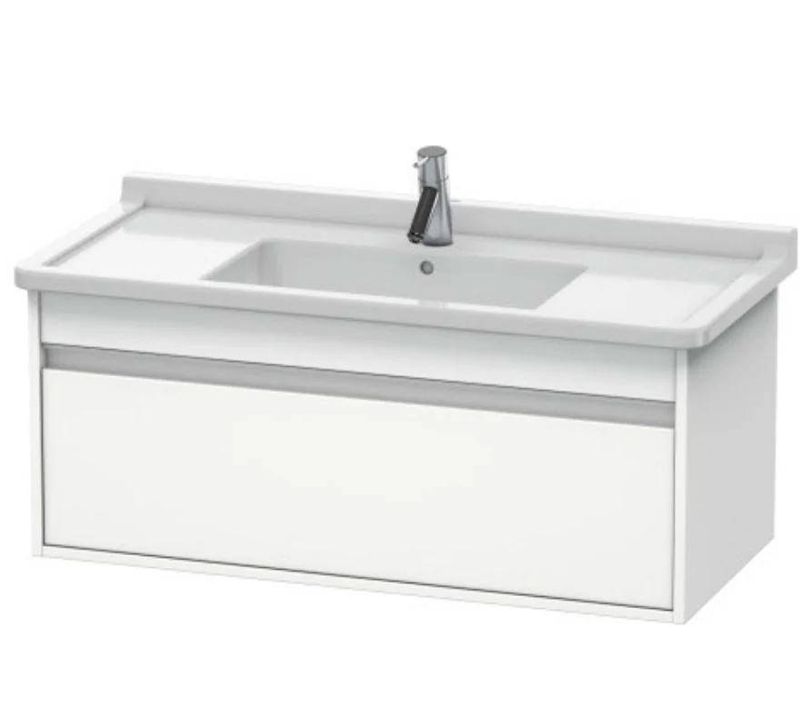 Тумба под раковину, Duravit, Ketho, шгв 1000*455*410, раковина-необходимо заказать, цвет-белый матовый