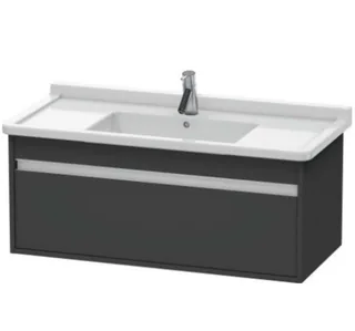 Тумба под раковину, Duravit, Ketho, шгв 1000*455*410, раковина-необходимо заказать, цвет-графит матовый