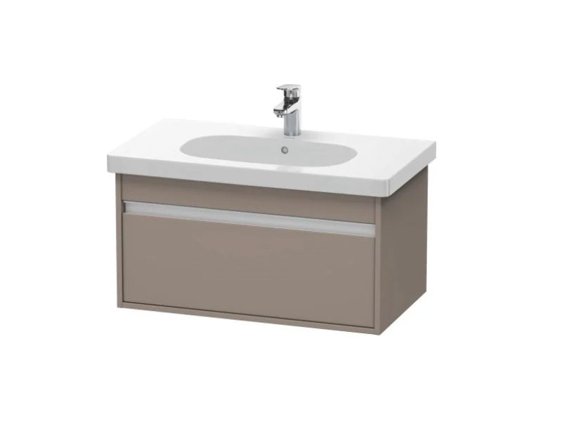 Тумба под раковину, Duravit, Ketho, шгв 800*455*410, раковина-необходимо заказать, цвет-базальт матовый