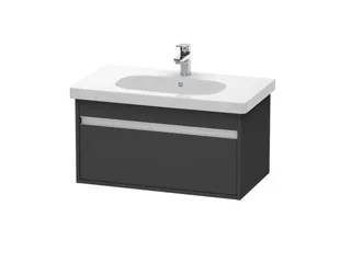 Тумба под раковину, Duravit, Ketho, шгв 800*455*410, раковина-необходимо заказать, цвет-графит матовый