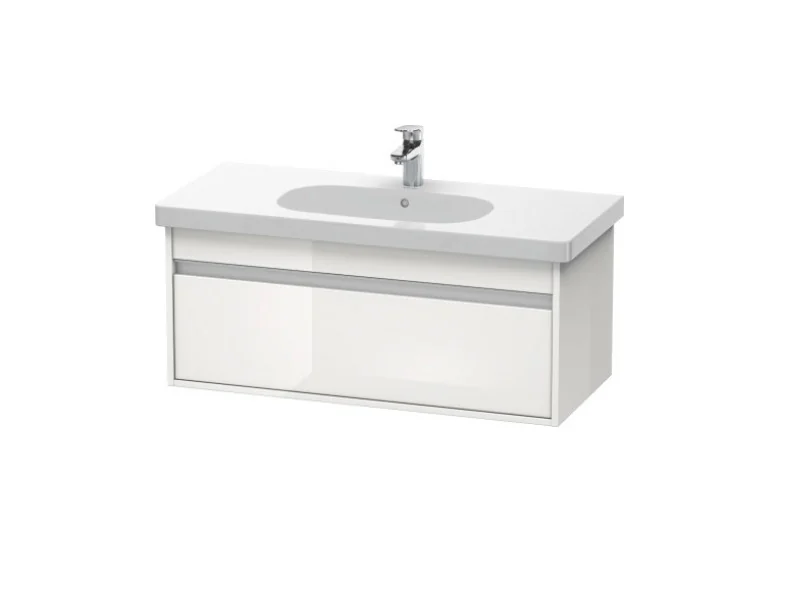 Тумба под раковину, Duravit, Ketho, шгв 1000*455*410, раковина-необходимо заказать, цвет-белый глянцевый