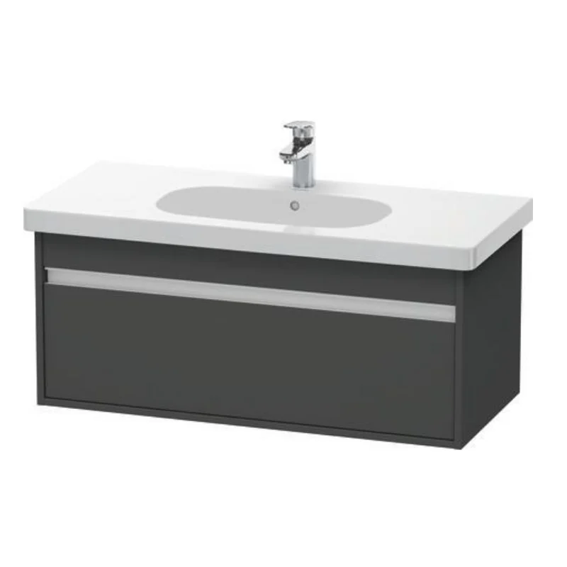 Тумба под раковину, Duravit, Ketho, шгв 1000*455*410, раковина-необходимо заказать, цвет-графит матовый